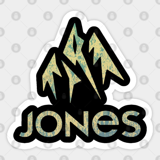 Jones Snowboard - Mountain Sticker by RileyDixon